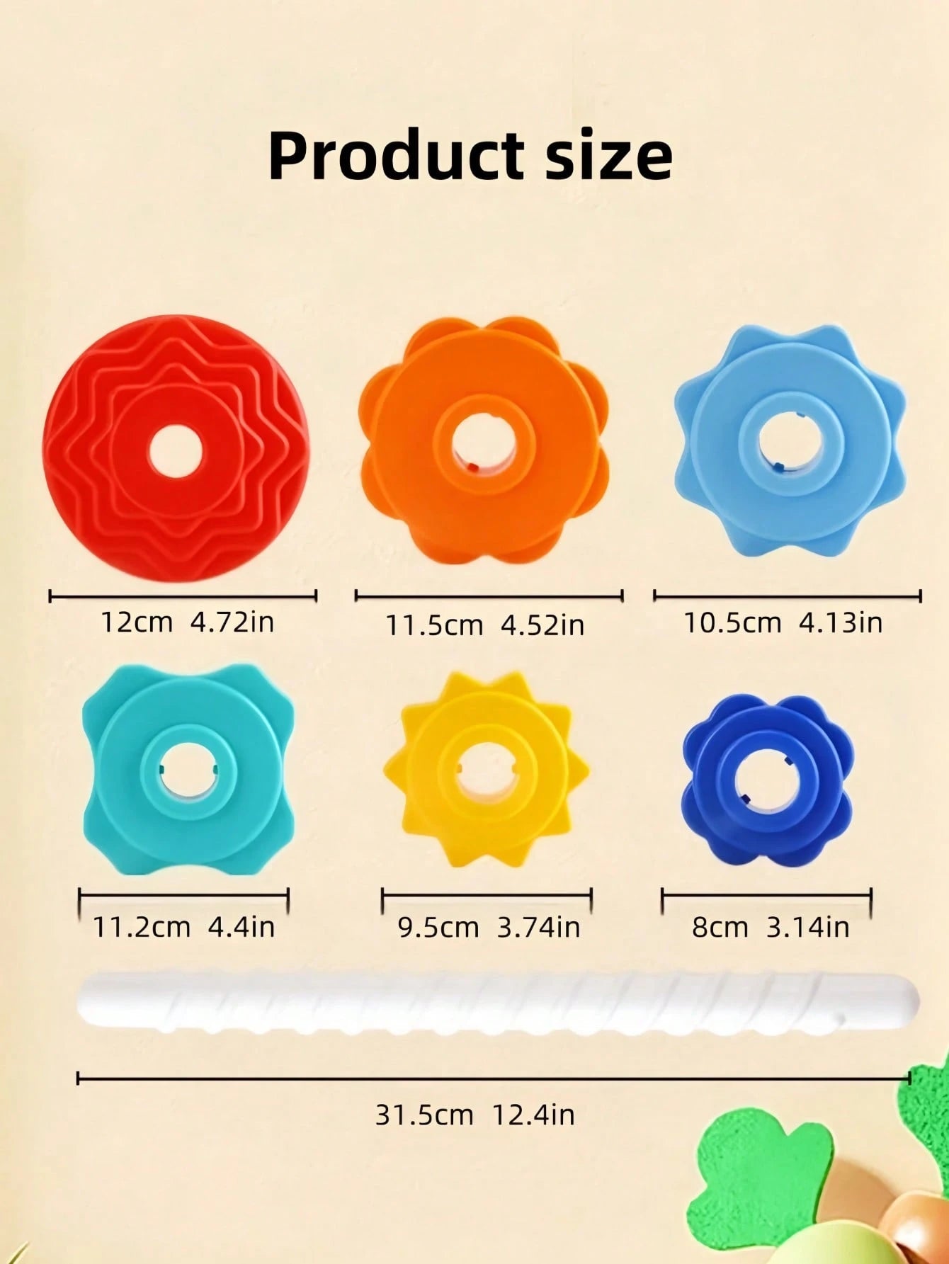 Rainbow Stacking Cups Spinning Tower Funnel Building Blocks Early Educational Toys, Baby Stacking Rings Toy, Rainbow Stacking Rings Montessori Toys