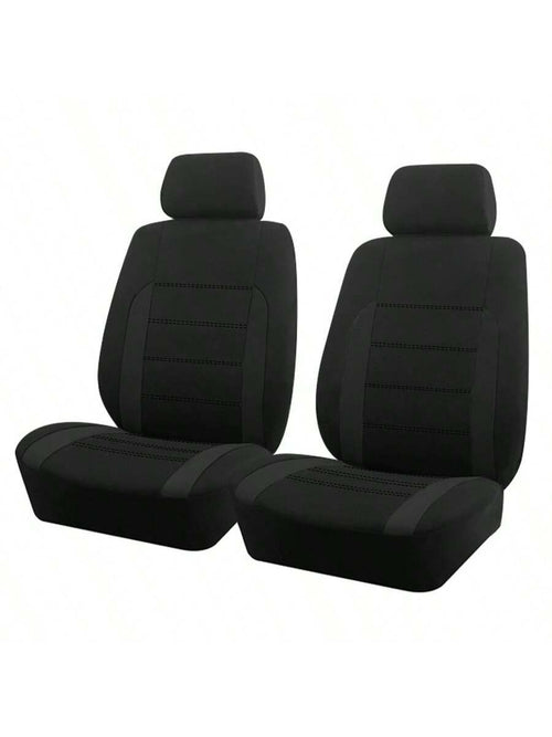 REMAX 2pcs Front Car Seat Covers With Airbag Compatible, Universal Fit Car Seat Cushions, New Design For Women