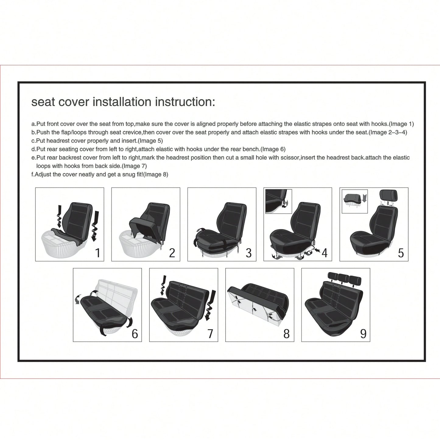 REMAX 2pcs Front Car Seat Covers With Airbag Compatible, Universal Fit Car Seat Cushions, New Design For Women