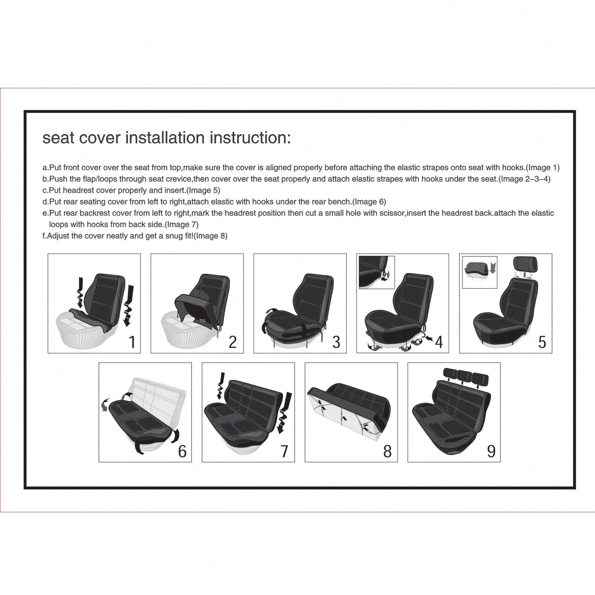 REMAX 2pcs Front Car Seat Covers With Airbag Compatible, Universal Fit Car Seat Cushions, New Design For Women