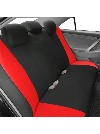 REMAX 9pcs Car Seat Covers Set, Compatible With Airbags, Universal Fit Seat Cushions, Auto Accessories, New Football Quilted Design, For Women, Full Car Seat Cover Set