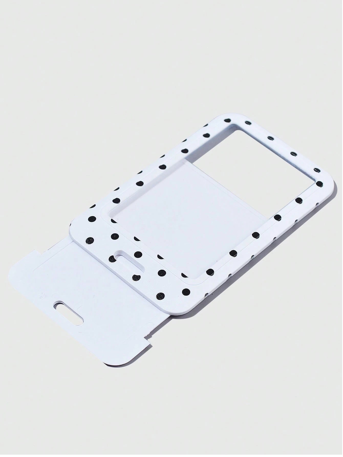 ROMWE Kawaii 1 Cute Polka Dot Slider Card Holder Visual ID Card Bank Card Storage Cabinet Tool