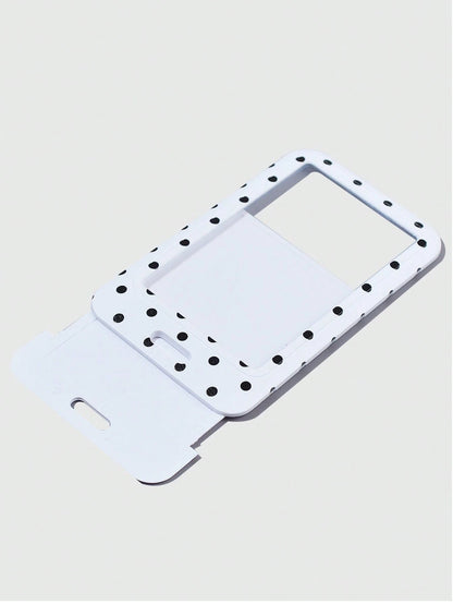 ROMWE Kawaii 1 Cute Polka Dot Slider Card Holder Visual ID Card Bank Card Storage Cabinet Tool