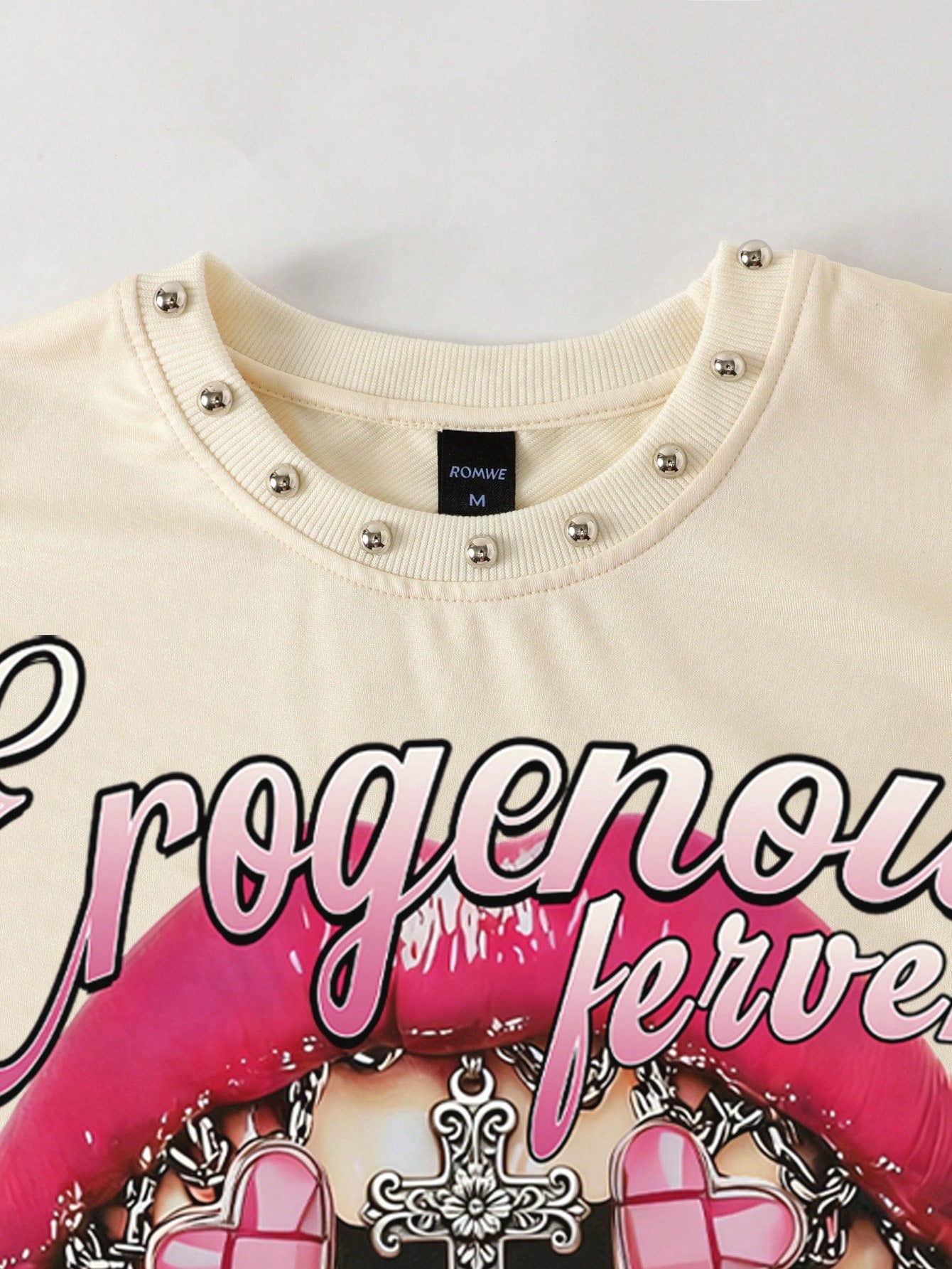 ROMWE MEN Street Life Men's Printed Rivet Loose Tank Top