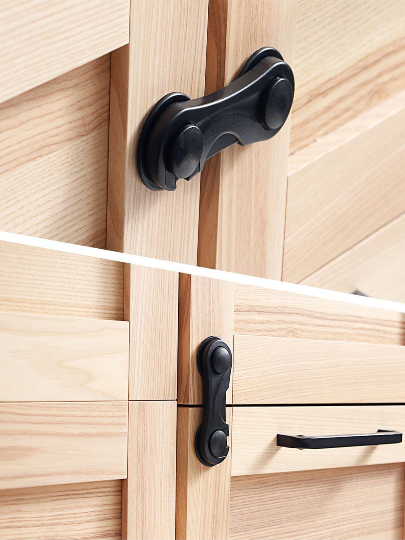 Safety Lock Daily Protection Accessories Baby Lock Suitable For Cabinets, Drawers, Refrigerators And More. Easy Installation, No Drilling Required