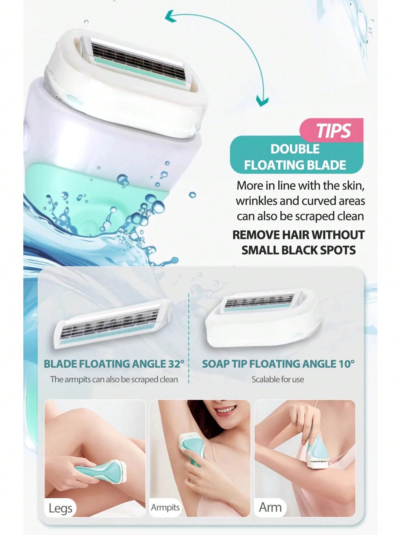 Schick Intuition Women's Pure Nourishing Razor| 2 Pack Intuition Razor Blade Refills, Containing Organic Cocoa Butter, Suitable For Salon, Beauty, Travel, Includes Hair Care Products And Accessories