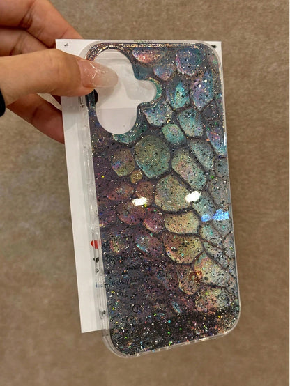 Sequins,Rhinestone High-End IMD Glitter Gradient Glossy Protective Phone Case Compatible With Iphone 16 Pro Max, 16, 16 Pro/ High-End Glitter Gradient Protective Case Compatible With Iphone 15 Pro Ma