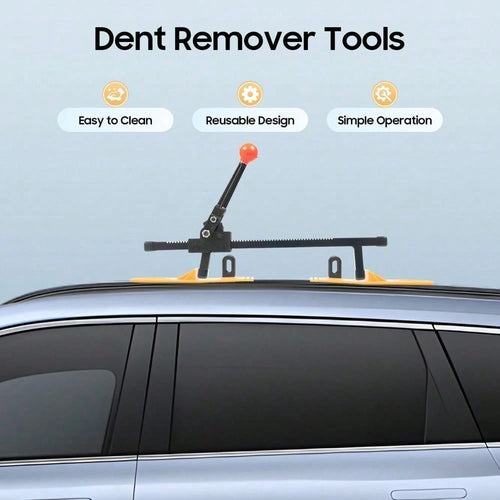 Sheet Metal Puller Car Dent Removal Tool 1 Set Durable Nylon Iron Electrophoresis Kit Black Ergonomic Textured Plate Body Repair Paint Friendly Easy DIY For Garage House Spring Summer