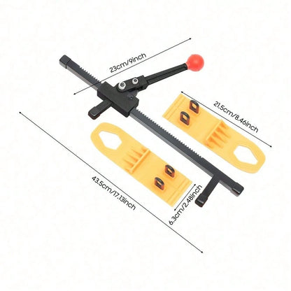 Sheet Metal Puller Car Dent Removal Tool 1 Set Durable Nylon Iron Electrophoresis Kit Black Ergonomic Textured Plate Body Repair Paint Friendly Easy DIY For Garage House Spring Summer