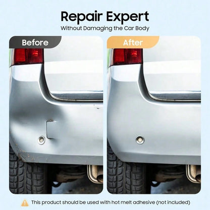 Sheet Metal Puller Car Dent Removal Tool 1 Set Durable Nylon Iron Electrophoresis Kit Black Ergonomic Textured Plate Body Repair Paint Friendly Easy DIY For Garage House Spring Summer
