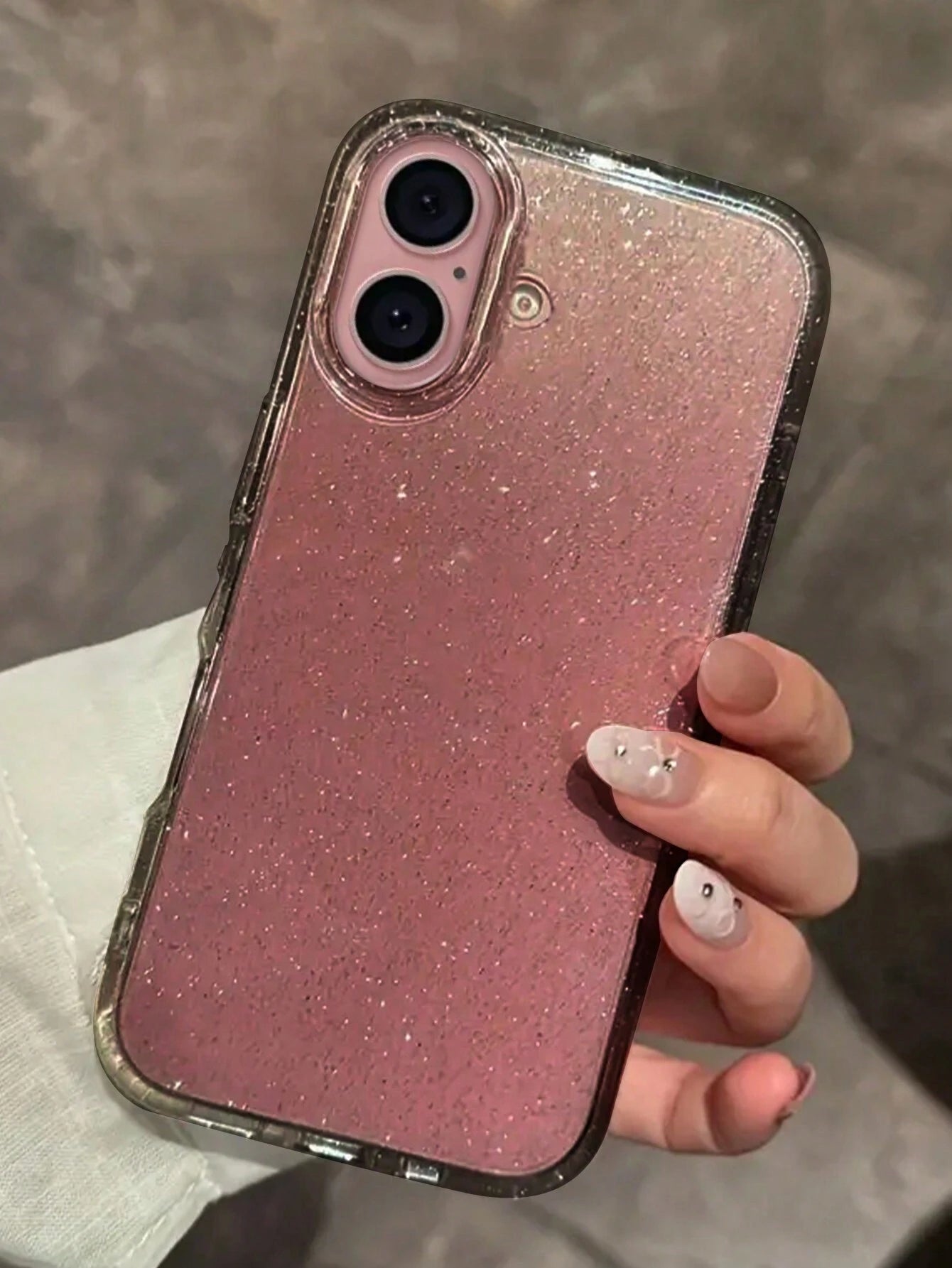 Shiny Star Transparent Phone Case, Suitable For IPhone 16/15/14/13/12/11 Pro Max Plus/8/7, Soft Silicone Protective Cover, Ideal Gift. Suitable For Chinese New Year And Christmas.