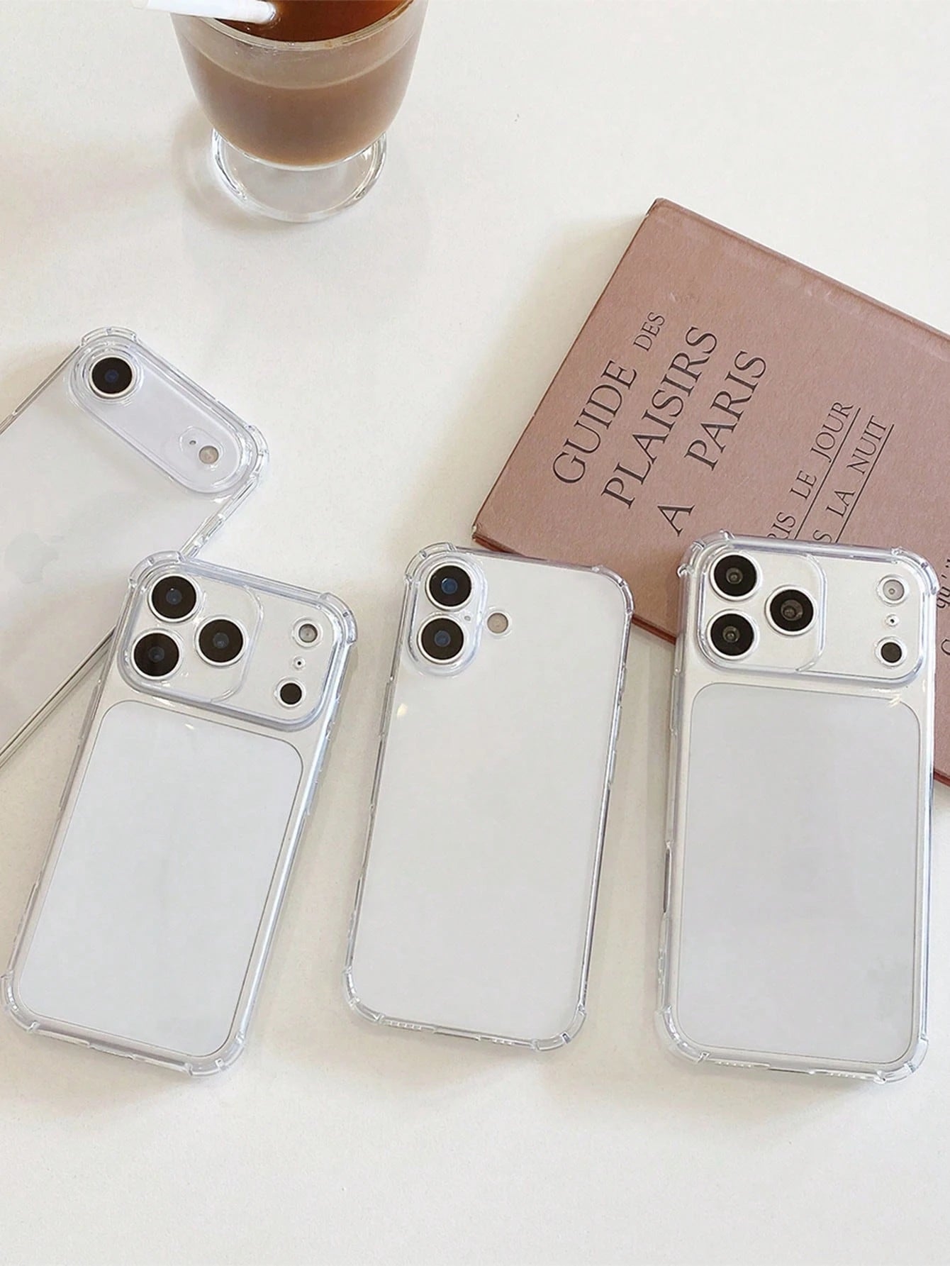 Shockproof Screen Protection Transparent Shock-Proof Phone Case, Reinforced Corners Protection, Compatible With 17 Pro Max/16 Pro Max/15 Pro Max/17 Pro/16/15/14/13/12/11, And S25 Ultra/24 Ultra/A56/A1