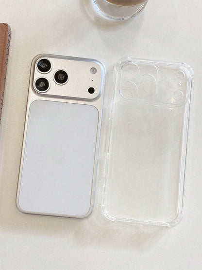 Shockproof Screen Protection Transparent Shock-Proof Phone Case, Reinforced Corners Protection, Compatible With 17 Pro Max/16 Pro Max/15 Pro Max/17 Pro/16/15/14/13/12/11, And S25 Ultra/24 Ultra/A56/A1