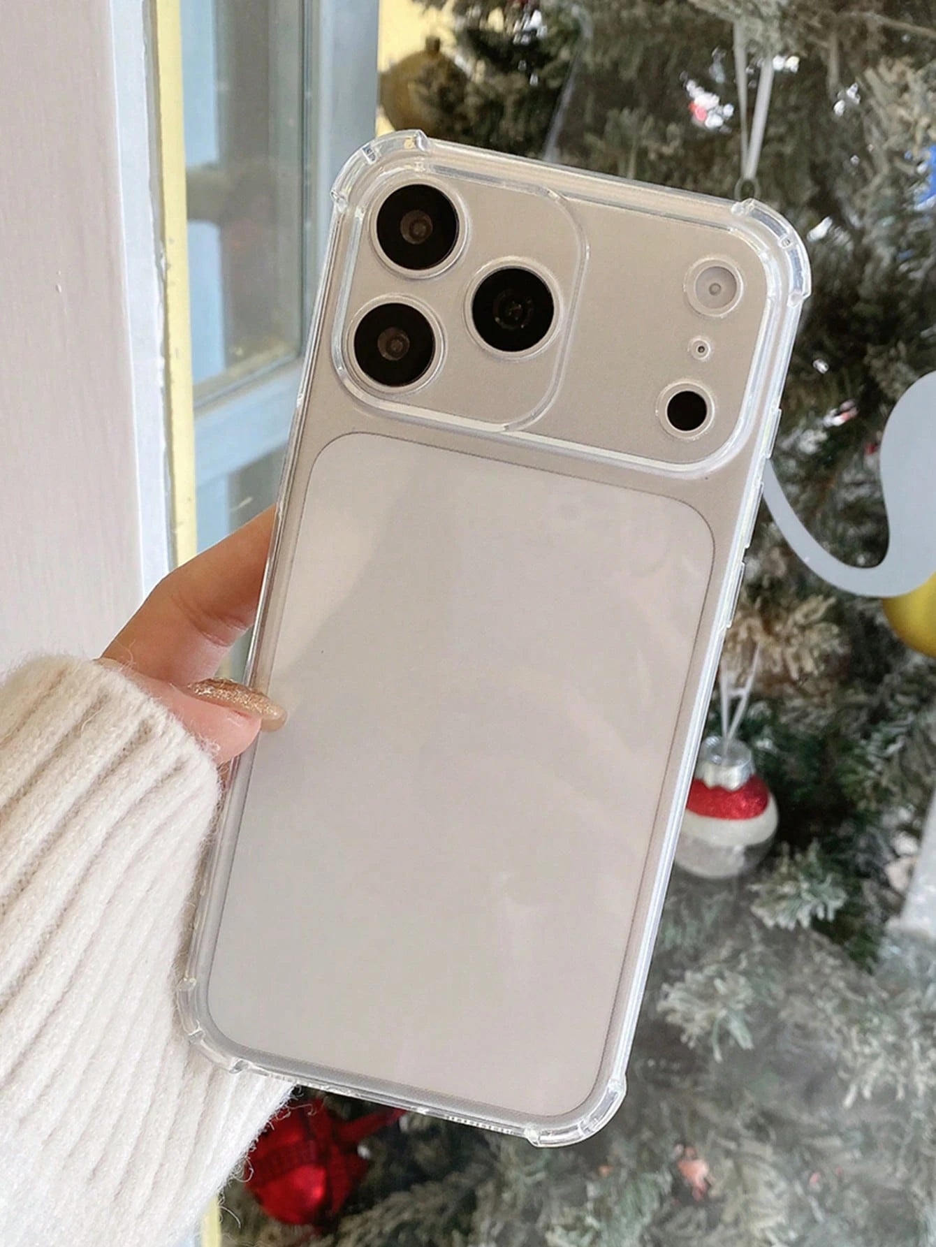 Shockproof Screen Protection Transparent Shock-Proof Phone Case, Reinforced Corners Protection, Compatible With 17 Pro Max/16 Pro Max/15 Pro Max/17 Pro/16/15/14/13/12/11, And S25 Ultra/24 Ultra/A56/A1