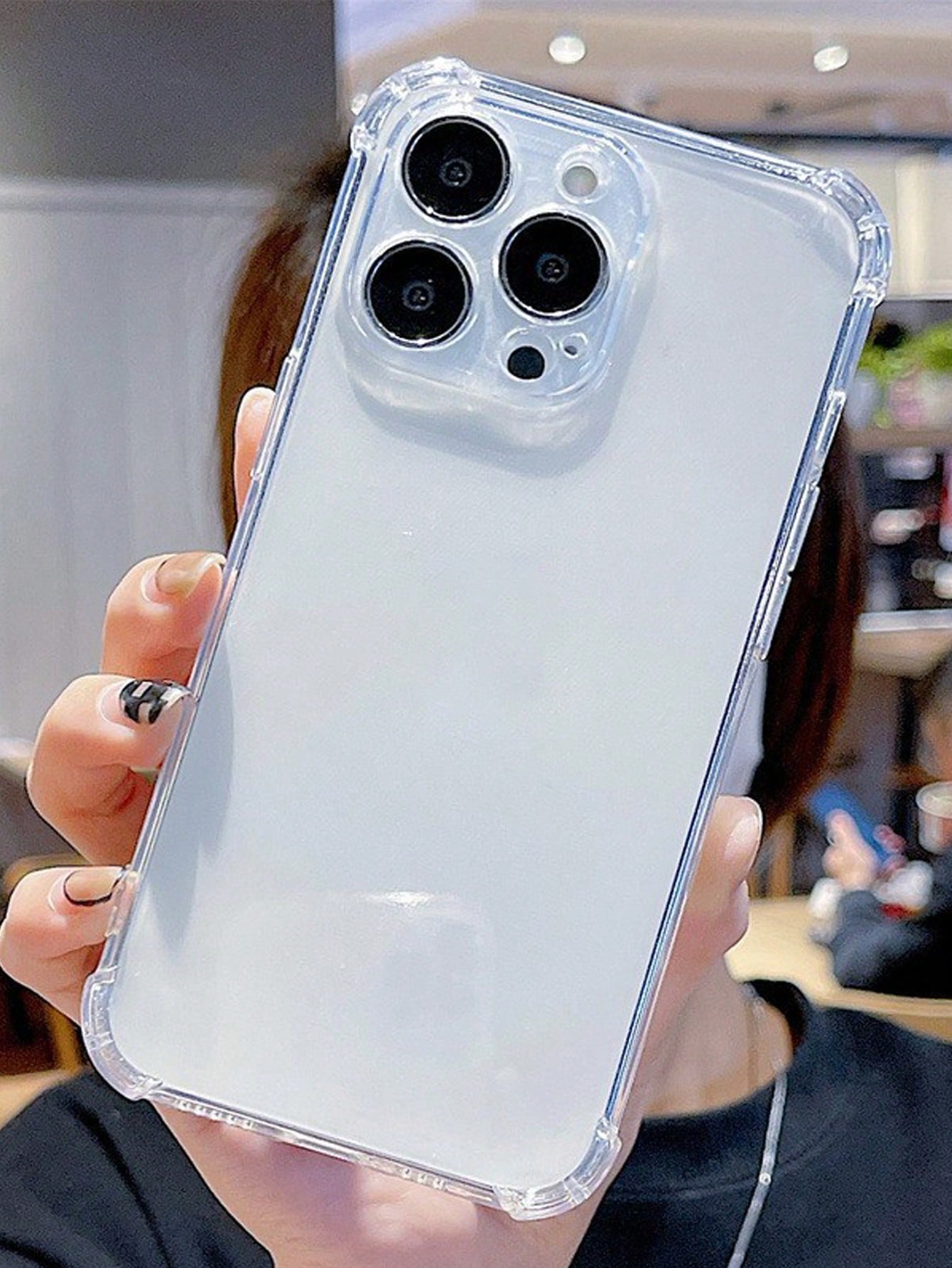 Shockproof Screen Protection Transparent Shock-Proof Phone Case, Reinforced Corners Protection, Compatible With 17 Pro Max/16 Pro Max/15 Pro Max/17 Pro/16/15/14/13/12/11, And S25 Ultra/24 Ultra/A56/A1