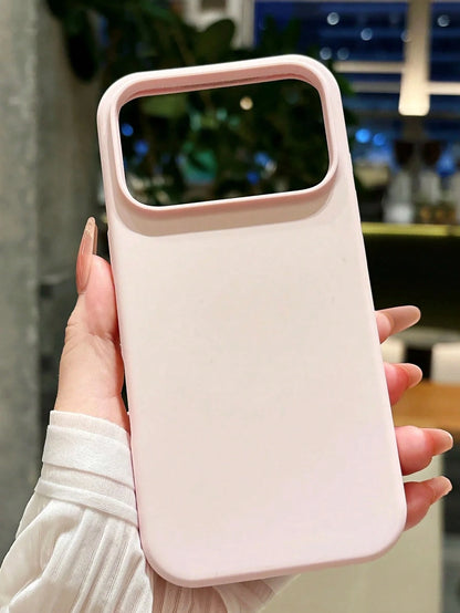 Silicone Minimalist Pink Magnetic Minimalist Pink Magnetic Liquid Silicone 1pc Minimalist Liquid Silicone Magnetic Wireless Charging Protective Case Compatible With 17 Air 16 14 13 12 15 Pro Max Plus