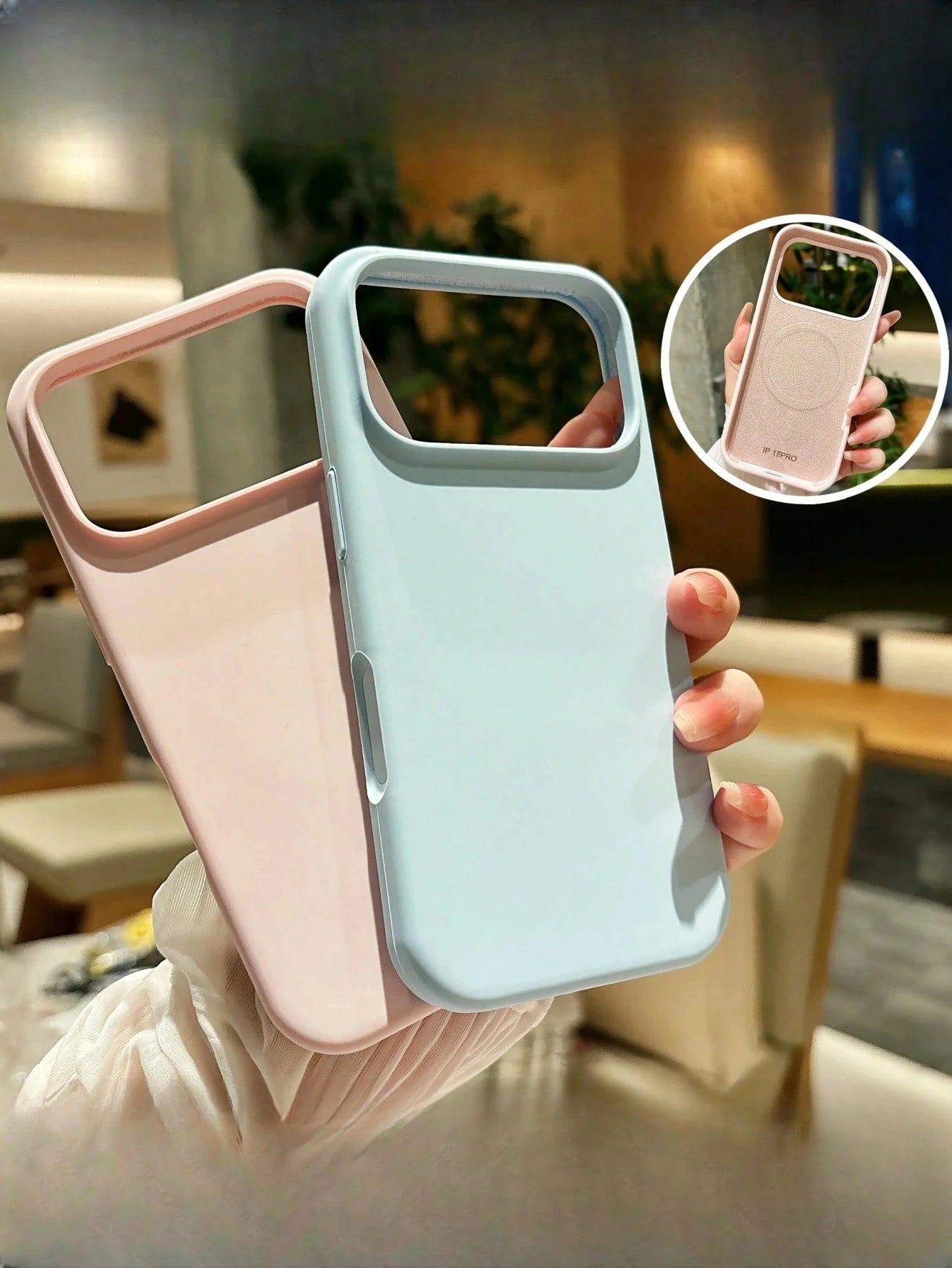 Silicone Minimalist Pink Magnetic Minimalist Pink Magnetic Liquid Silicone 1pc Minimalist Liquid Silicone Magnetic Wireless Charging Protective Case Compatible With 17 Air 16 14 13 12 15 Pro Max Plus