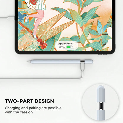 Silicone Protective Case Compatible With Apple Pencil Pro And 2nd Generation Apple Pencil, Includes 3 Replacement Pencil Tips