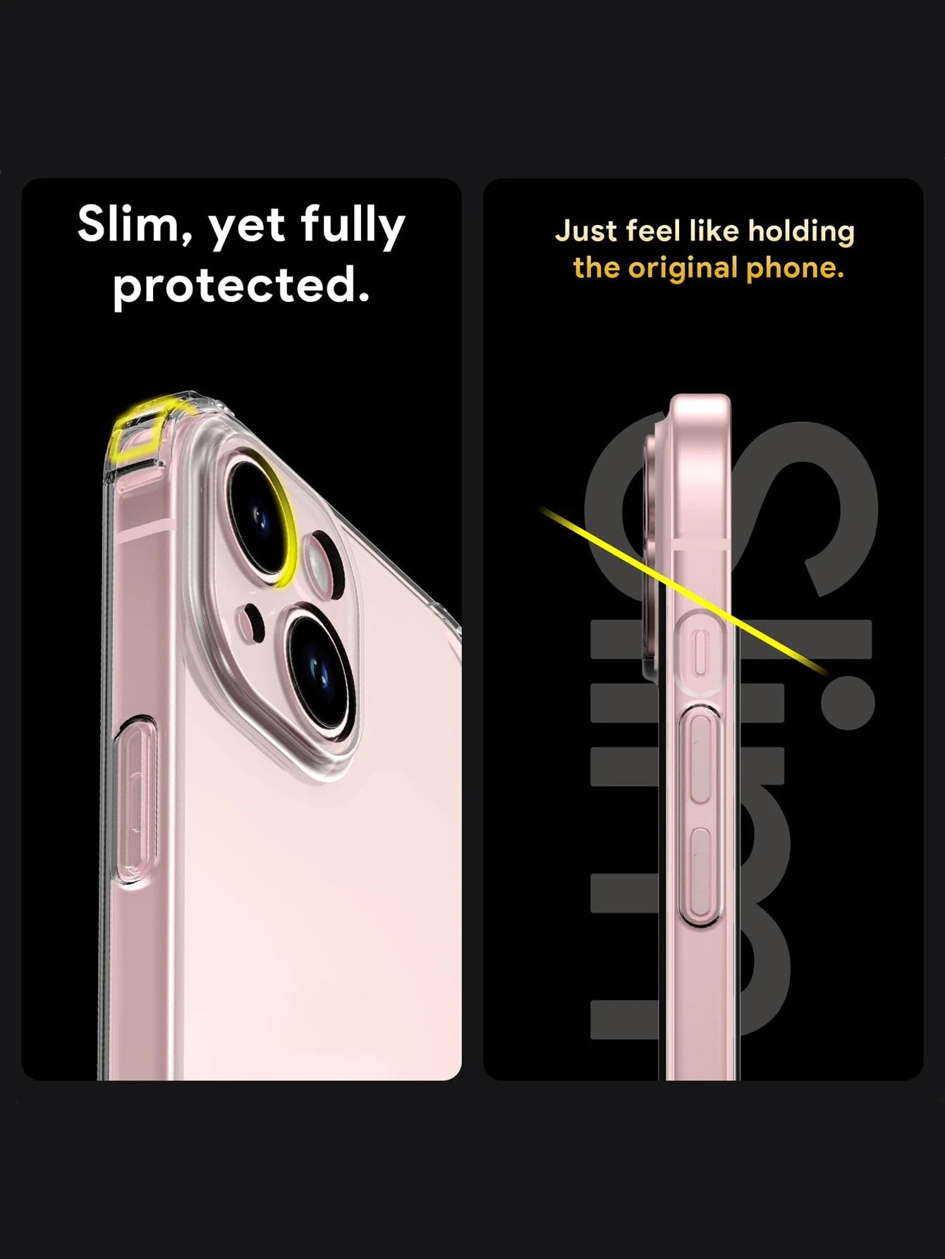 Silicone TPU Screen Protection Transparent Shockproof Phone Case With Corner Airbags Plain Material Basic Phone Cases Compatible With IPhone Galaxy TPU Protective Back Cover International Version Not