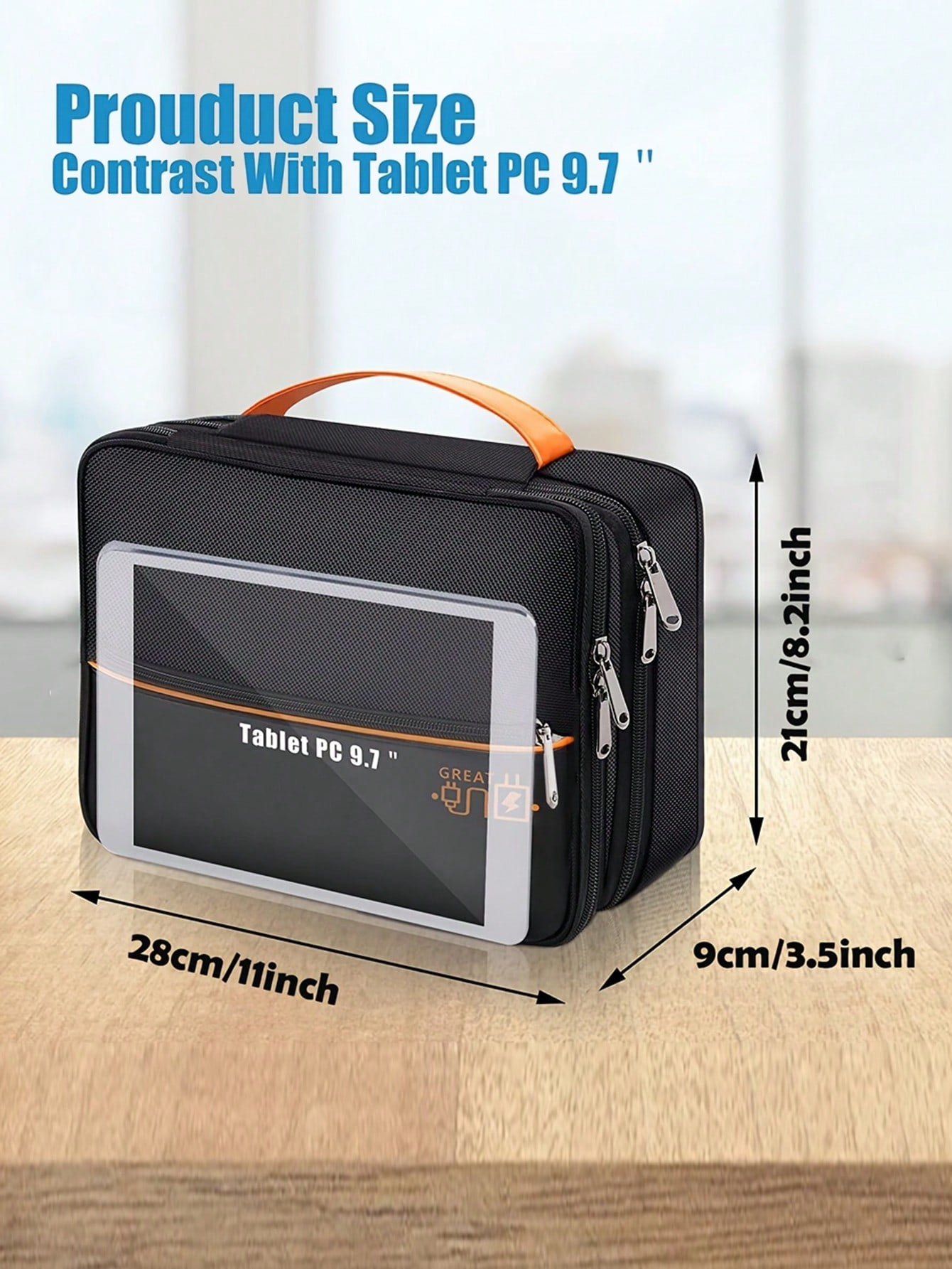 Simple Data Cable Zipper Bag, Portable Travel Organizer, Lightweight Storage Containercharger Case Office Must Haves Digital Bag Cable Camerabag Electronic Data Cable Organizer Storage Power Bank Cove