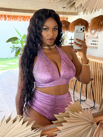 Slaydiva 2026 New Plus Size Women 2-Piece Elegant & Fashionable Swimwear Set