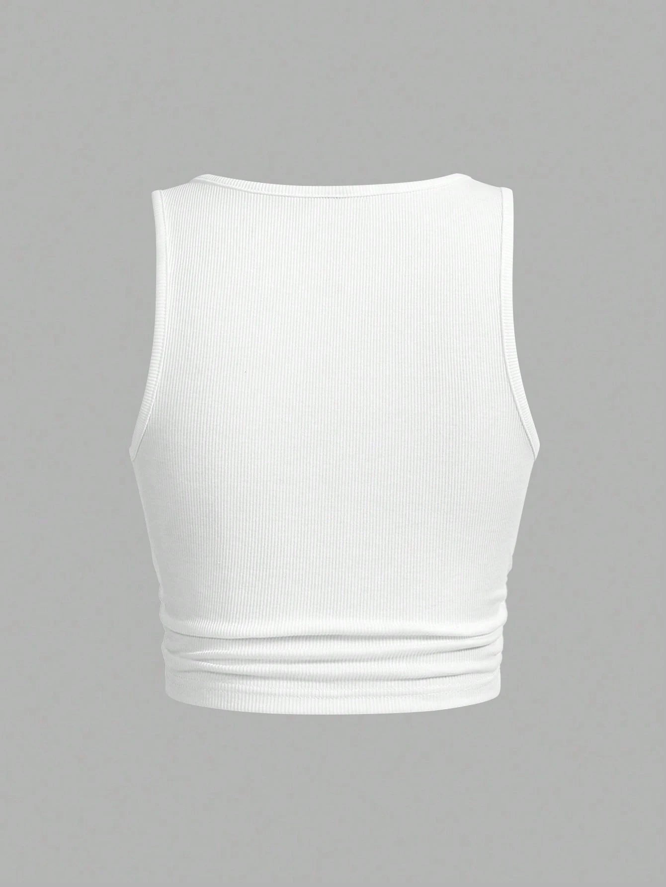 Slaydiva Casual Formal Versatile Plus Size Tank Top, Minimalist Design Suitable For Summer, 95 Cotton, Soft And Comfortable Fabric White Evening