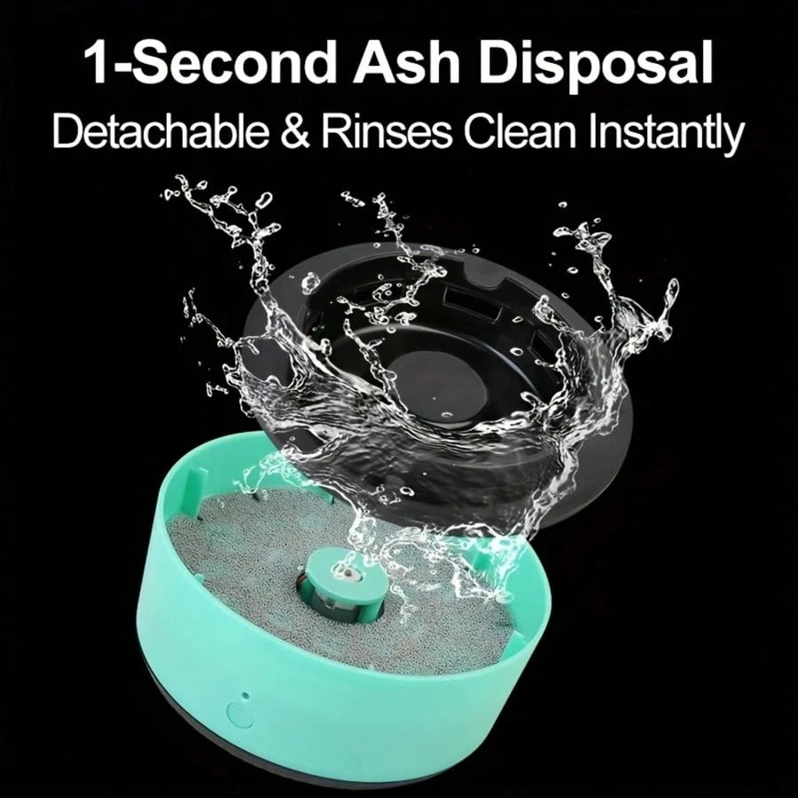 Smart Ashtray Self Extinguishing, 2 In 1 Ashtray With Filter Multifunctional Smokeless Ashtray For Home Car Office