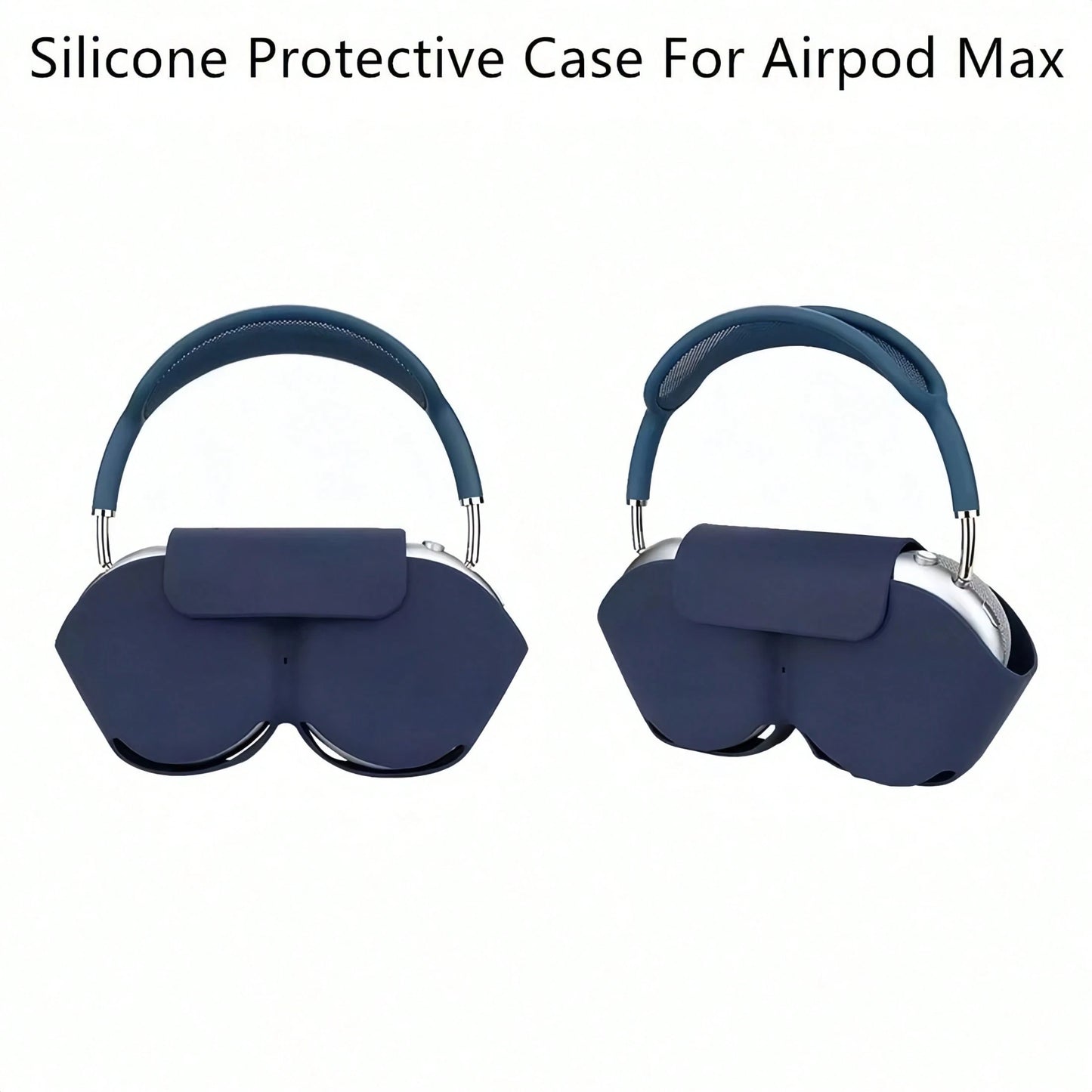 Smart Case Silicone Storage Bag With AirpodsMax, Headphones Protective Case Magnetic Close Dustproof Portable Carry Travel Storage Bag Compatible With AirPod Max