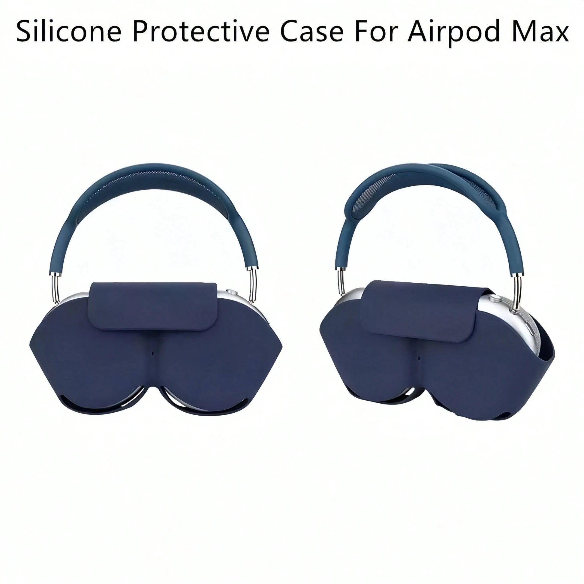 Smart Case Silicone Storage Bag With AirpodsMax, Headphones Protective Case Magnetic Close Dustproof Portable Carry Travel Storage Bag Compatible With AirPod Max