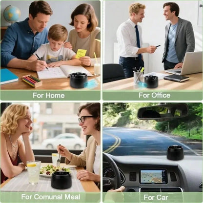 Smokeless Ashtray Indoor, Smoke Removing Ashtray For Home, Office, Car, Indoor And Outdoor