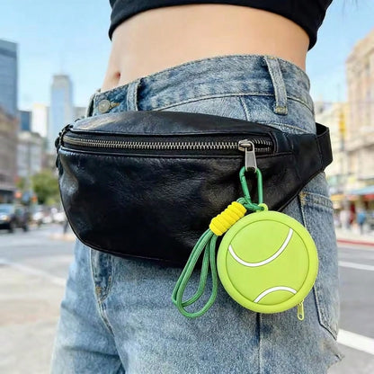 Soccer Sports Style Ball-Shaped Coin Purse, Basketball Earphone Storage Bag, Small Waterproof Storage Pouch, Personal Use
