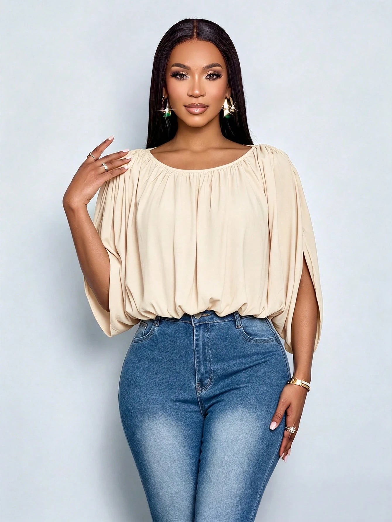 SOLERSUN Women's Summer Fashion Elegant Chic Daily Simple Ruched Shirt Draping Detail Yellow Blouse Social Festival Summer Tops Casual Daily Wear Chic Y2K Loose Vest For Club Party Streetwear Night Go
