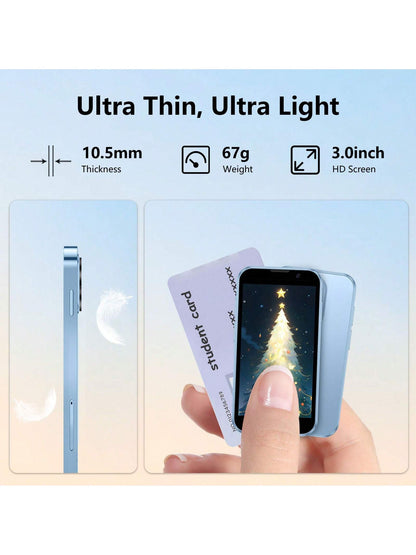 SOYES 3G Mini Smartphone, 2GB+16GB, Android Phone, 3.0 HD Screen, WiFi, Pocket Phone, Ideal Gift For Student, Easy To Use, Mini Phone, Enjoy Music, TV And Games To The Fullest!Halloween Gift.Halloween