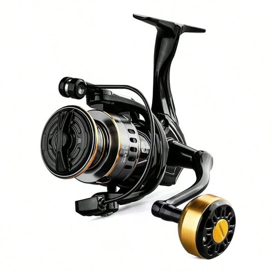 Spinning Reels, HE6000/7000, Up To 17.5Lbs Max Drag, H 5.2:1 Gear Ratio, Ultra Smooth Powerful, CNC Aluminum Spool, Metal Handle, Changable Handle