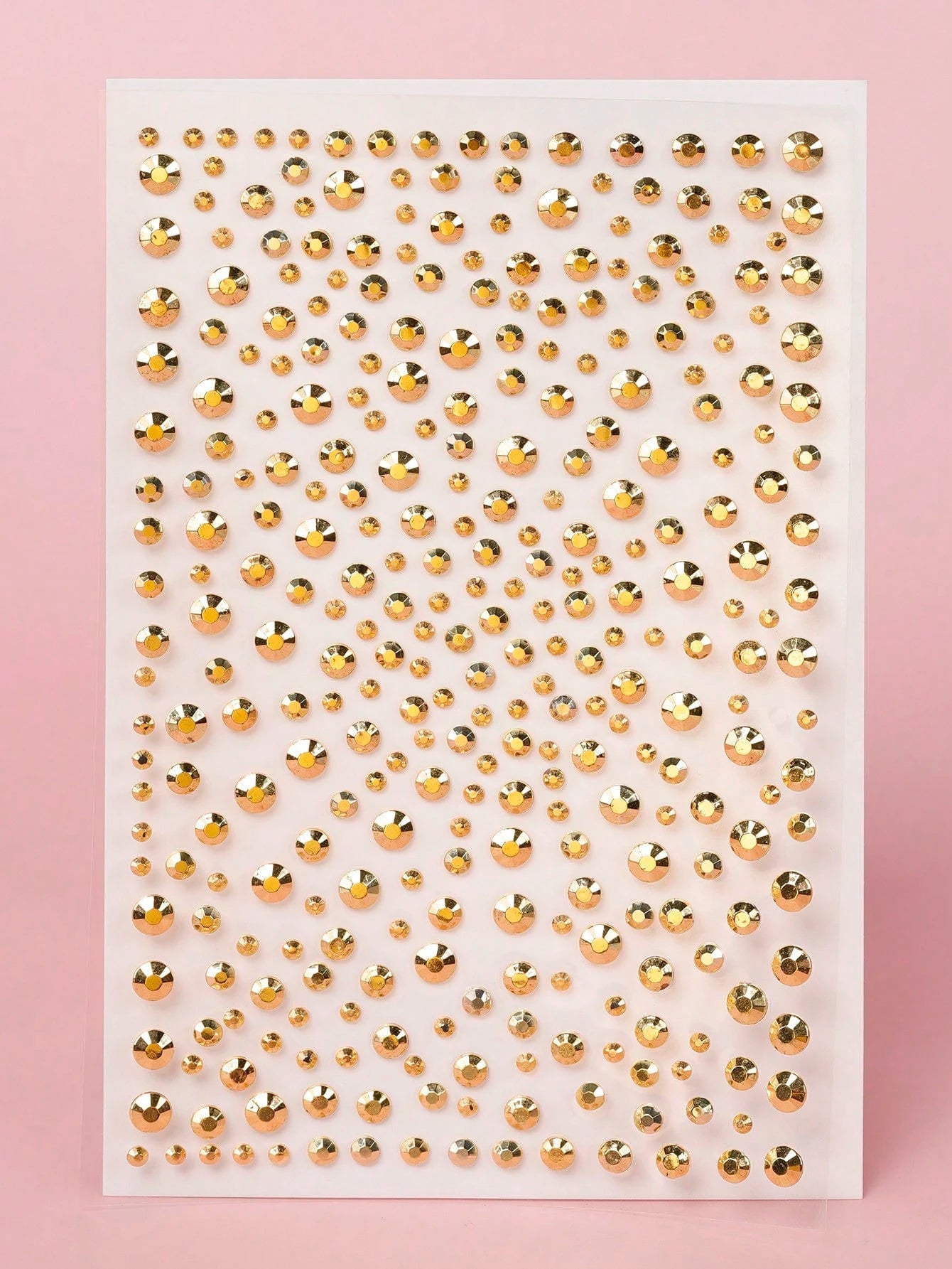 STARTTOOS Gold Tone Multisize & 3d Imitation Gemstone Face & Eye Stickers Diy Music Festival Y2k Makeup Party Decoration,Concert Look,Face Gems
