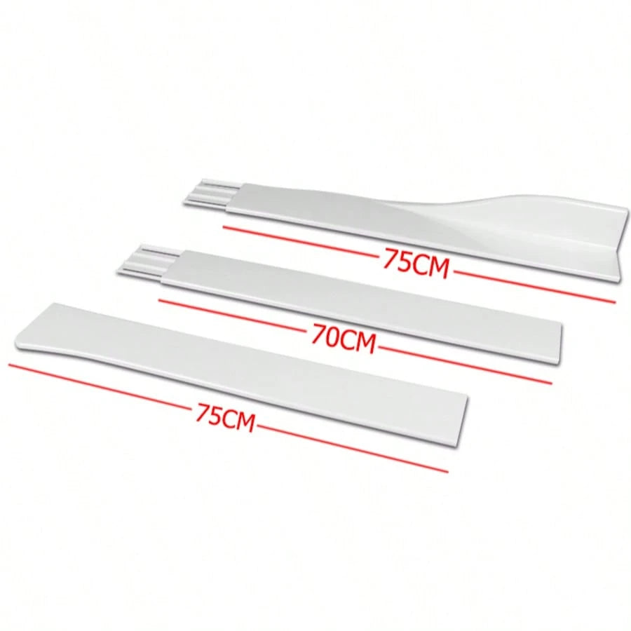 Stay Tuned Performance Universal 86" X 4" Side Skirt Extension Rocker Splitters Diffuser Lip 6pcs