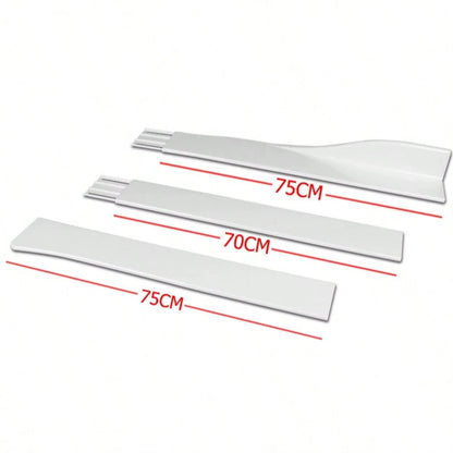 Stay Tuned Performance Universal 86" X 4" Side Skirt Extension Rocker Splitters Diffuser Lip 6pcs