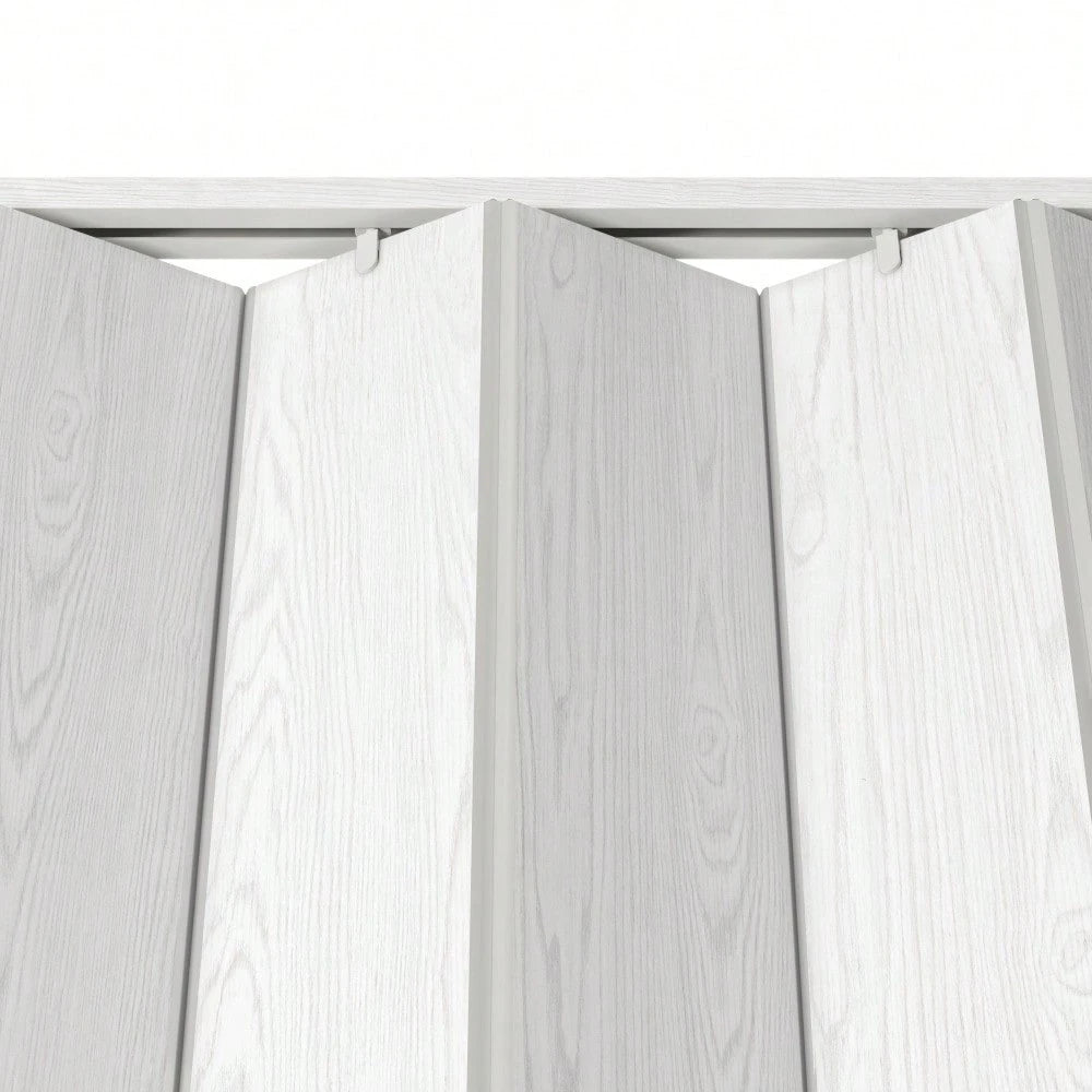 Studio Series 32" W PVC Foldable Accordion Doors, White