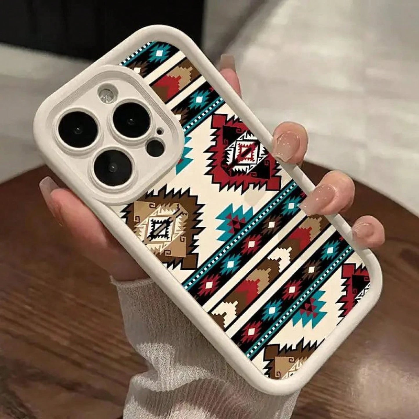 Stunning Western Stripe Red Phone Case For IPhone 17 ProMax 16 Pro Max 15 Pro 14 13 12 11 Shockproof Cover With Protection Protective Case Drop-Proof Phone Case Cellphone Smartphone,Suitable For IPho