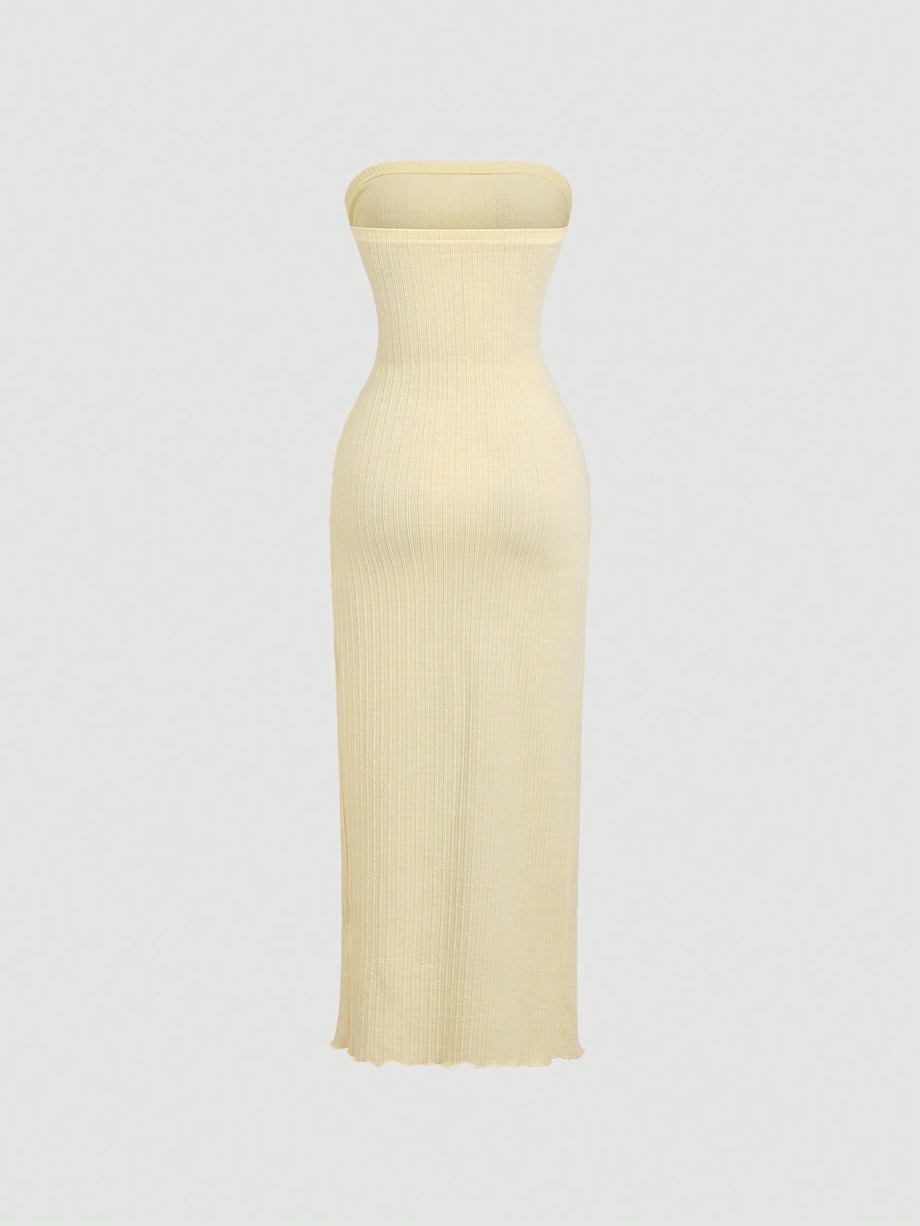 Sweetra Wrap Chest Slit Tie-Up Floral Dress, Waist Cinched Bodycon Slit Dress