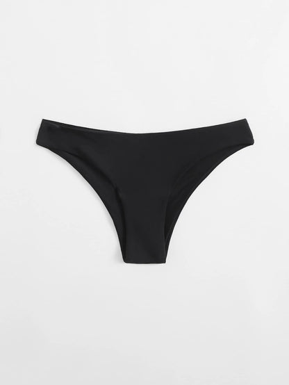 Swim Basics Summer Beach Solid Bikini Panty