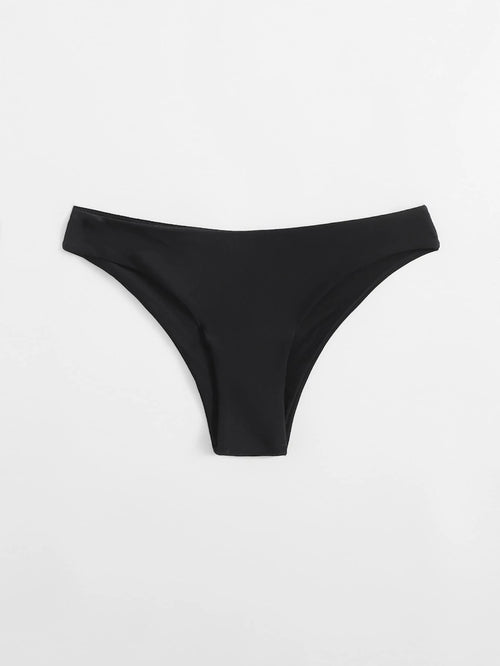 Swim Basics Summer Beach Solid Bikini Panty