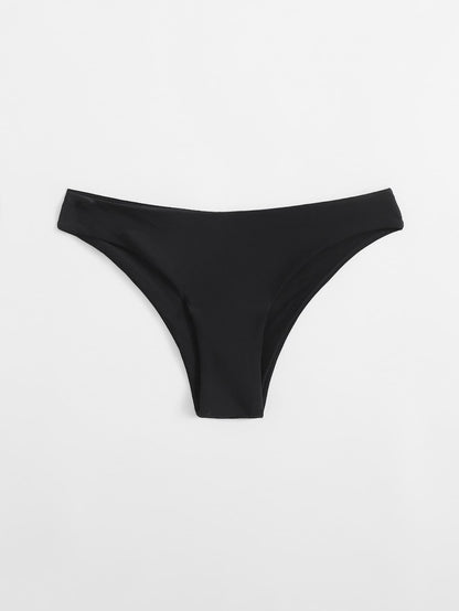 Swim Basics Summer Beach Solid Bikini Panty
