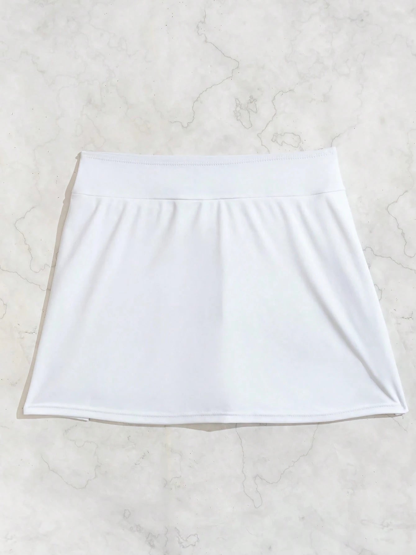 Swim Lushoire Women Beach Solid Color Elegant Side Slit Design Boardshorts