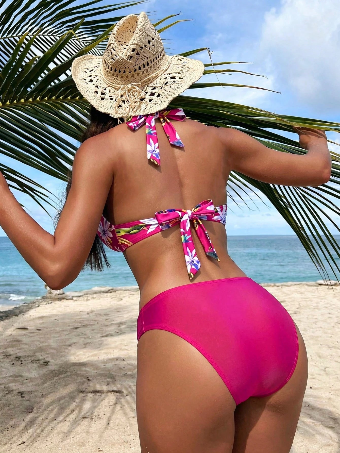 Swim Lushoire Women's Swimsuit Set, Random Print