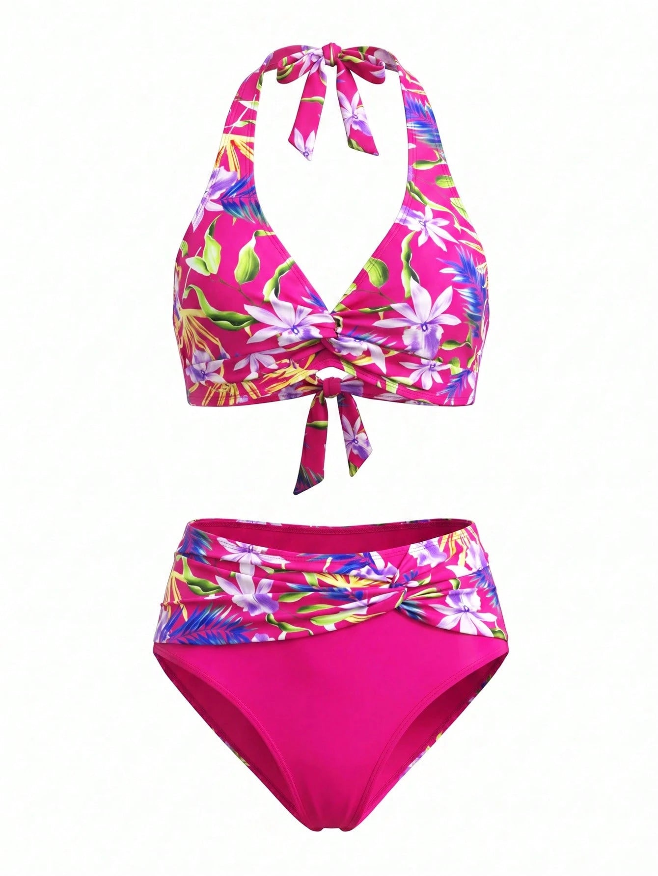 Swim Lushoire Women's Swimsuit Set, Random Print