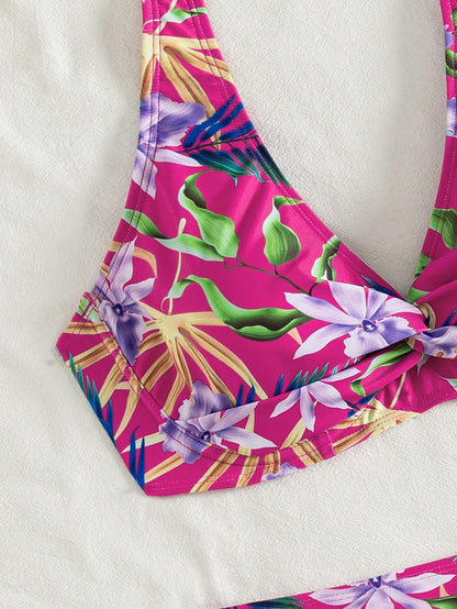 Swim Lushoire Women's Swimsuit Set, Random Print