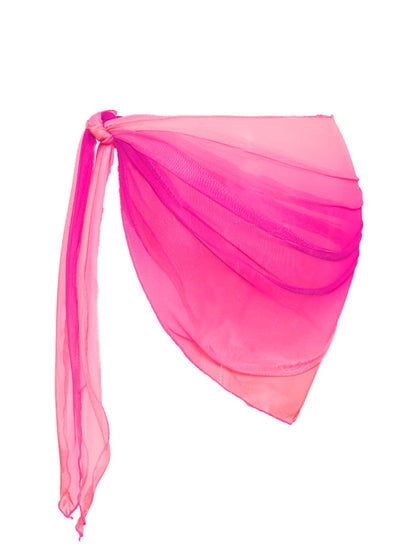 Swim Mod Summer Beach Ombre Cover Up Skirt