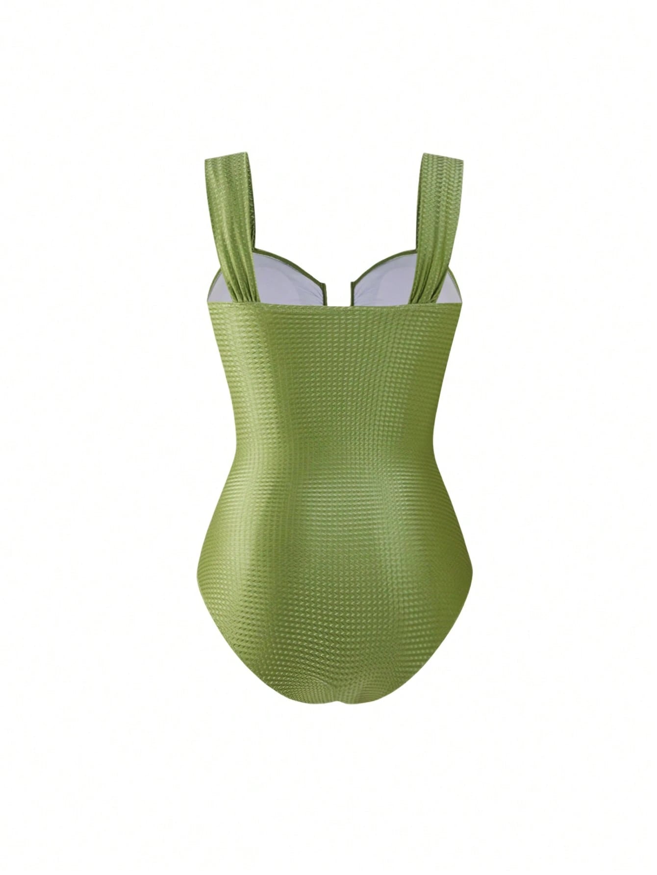 Swim Oasis 2-Piece Plus Size Women's Olive Green Textured Fitted Camisole Top And Palm Leaf Print Chiffon Skirt Set, Summer Beach Vacation Holiday Party Dress
