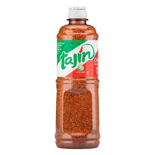 Tajin Clásico Seasoning, Authentic Mexican Chili Lime Spice Blend For Fruit, Snacks, Tacos, And Cocktails, Zesty Flavor Enhancer, 14 Oz (Pack Of 1)
